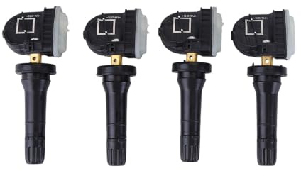 4 Stück Reifendrucksensor Passend für Ford B-Max C-Max II Focus III TPMS Reifendruckkontrollsystem RDKS Reifendrucksensor TPMS Reifendrucküberwachungssystem 2318530, 2562276, 2036832, 1862980