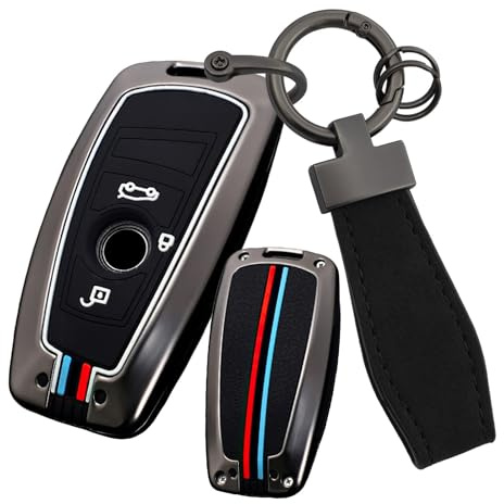Ysbxitu Schlüssel Hülle für BMW 1er 2er 3er 4er 5er 6er F10 F12 F20 F25 F30 X3 X4 M3 M4 M5 3GT 5GT Schlüsselkappen,G21 Schlüsselbox keyless go Schutz - 3/4 Tasten