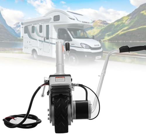 Electric Trailer Mover Electric Motorised Jockey Wheel 350w/550w Trailer Dolly Jack With Max Load 5504.5lbs Electric Jockey Wheel Mover With 5-7m/min Speed, 350wnonfoldable
