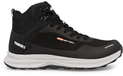 PAREDES - Zapatilla abotinada deportiva,material sintético y tela,cierre de cordones,botas con tacos,trekking para: Hombre