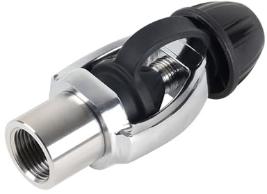 Adaptateur de vitesse de respiration sous-marine - Petit régulateur de respiration haute pression - Cylindre - Assemblage simple - Adaptateur anti-poussière