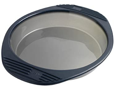 Mastrad F40014 Moule à Manqué Rond 20 cm, Gris Fumé