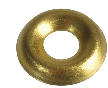 Schraube Forgefix Bag 6 Tassen Unterlegscheiben Messing Massiv Poliert Nr, 200