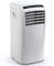 Olimpia Splendid 1960 01960 Dolceclima Compact 8 P Portable Air Conditioner Unit with Cooling, Fan, Dehumidifier 8.000 BTU/h, Gas R290, Design Made in Italy, White