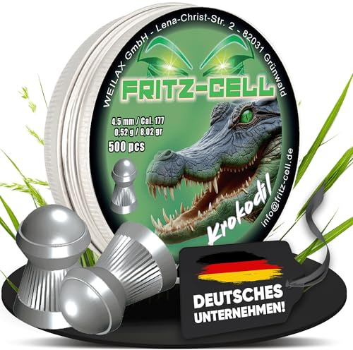 Fritz-Cell Diabolo 4,5 mm Rundkopf für Luftgewehr – 5000 Stück