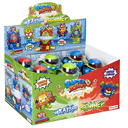 SUPERTHINGS RIVALS OF KABOOM SuperThings PSZSD166IN10 Kazoom Machine Display (6 Stück), inkl. 12 exklusiven Figuren