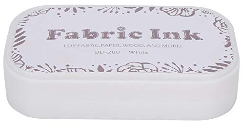 Farbige Stempelkissen Stempelkissen Stempel Wiederherstellen Stil Schwamm Stempelkissen Scrapbooking Stempelkissen Stempelwerkzeug(Porzellan Weiß)