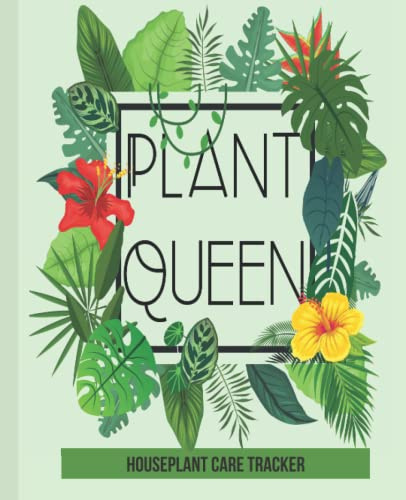 Plant Queen Houseplant Care Tracker | Tropical Houseplant Care Journal | Houseplant Care Planner |