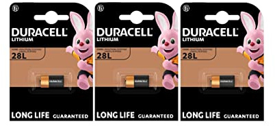 Duracell 28L, 2CR11108, Lithium 6V - 3 Batterien