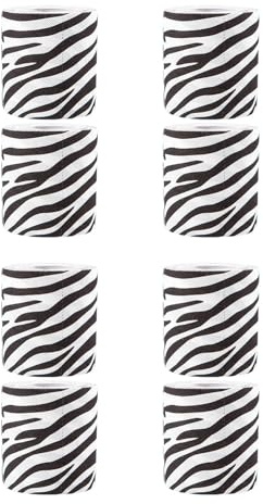 Toilettenpapier, Toilettenpapier, Zebra-Textur, 4-lagiges Badetuch, Virgin-Holzwellstoff, weich, stark, geeignet für Haushalt, Hotel und Reisen