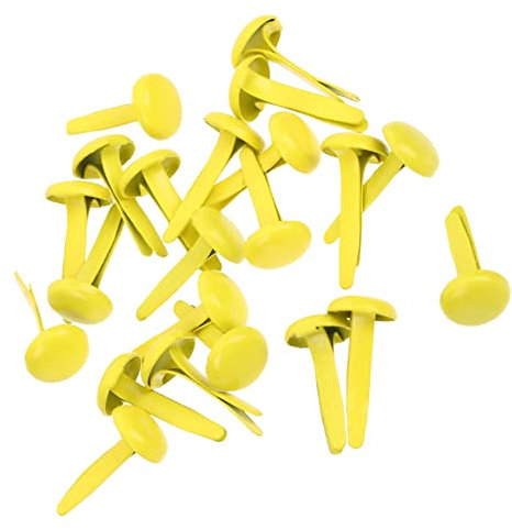 Tofficu 500stücke Metall-Papier-brads Runde Papierverschlüsse Für Scrapbooking Und -projekte Und Langlebig Für Kreative Bastelarbeiten