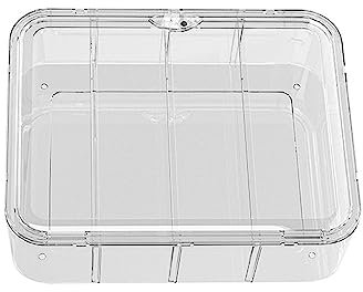 Transparente Vitrine, 2 l, Wandaufbewahrungsbox zum Aufhängen von Make-up, Gewürzen, animiertem Spielzeug mit innovativem Design zum Anzeigen von Sammelfiguren