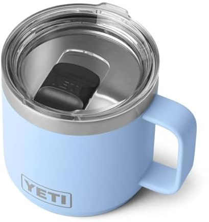 YETI Rambler Stapelbares Tasse Mit MagSlider Deckel, Big Sky Blue, 14 oz (414 ml)