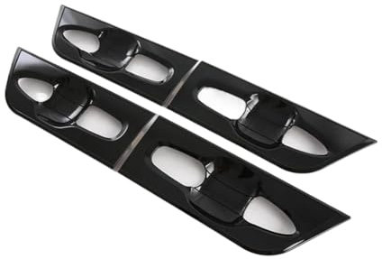 BERTGDA Maniglia for porta Coperchio ciotola Coppa cavità Trim, adatto for Toyota, Alphard Serie 40 Vellfire 2023-2024 Inserto Catch Moulding Protezione per la maniglia della tazza dell'auto(Piano Bla