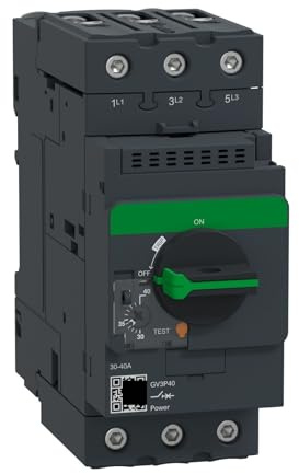 WTKYNULE Interruttore Automatico di Protezione Motore Anti-sovraccarico a manopola Magnetica Singola con Magnete Termico GV3(GVAM11)