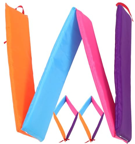GALPADA Lot De 3 Accessoires De Jeu Grille Carrée à Quatre Couleurs pour Garçon Et Filles, Matériel D'entraînement Sensoriel Et Coordination Physique, Activité Extérieure Éducative Et Ludique