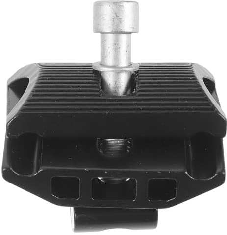 DECHOUS Collier de Serrage de Tige de Selle pour Vélo en Alliage d'Aluminium Robuste Fixation Double Rail Noire Accessoire de Clip Métal Compatible Vélo VTT Fixation Fiable pour