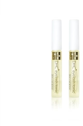 DHC Eyelash Tonic 2 pack, Strenghtening and Conditioning Eyelash Gel, Ideal for brittle lashes or post-extension care, 0.21 fl. oz.