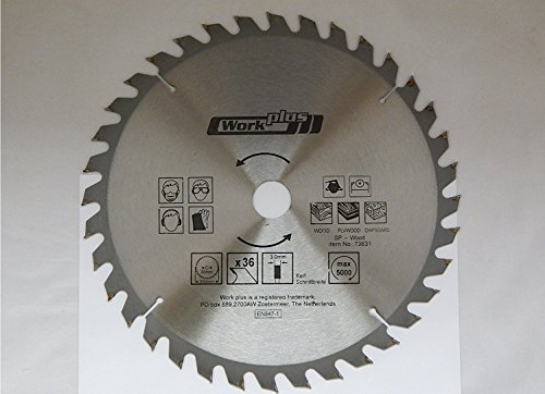 1 HM Kreissägeblatt für Holz und Kunststoff - 36 Zähne – Ø 300 mm x 30 mm/Sägeblatt/Kreissägeblätter