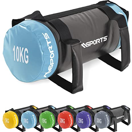 MSPORTS Power Bag Premium 5-30 kg Fitness Bag - Sandsack für Functional Fitness Gewichtssack
