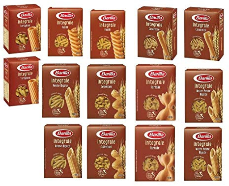 TESTPAKET Pasta Barilla integrali Vollkorn italienisch kurze Nudeln (14 x 500g)