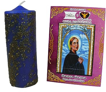 DORAZEN Velón Herbóreo Santa Gema - Ritual místico para los Estudios - Las Velas de Mariano