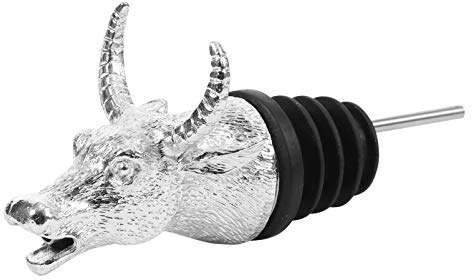 Cabilock Bec Verseur pour Bouteille De Vin Alliage De Zinc Bouchon Silicone pour Vin Ou Spiritueux Aérateur pour Dégustation Douce