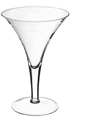 SWEET HOME Varotto & Co. VA00612LU - Vaso grande de cristal soplado, 25 cm de altura, 16,5 cm de diámetro.