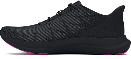 Under Armour Ua W Charged Speed Swift, Zapatillas Mujer, Black Black Rebel Pink, 39 EU