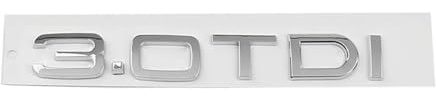 Auto Autocollant de Voiture pour A1 A3 A4 A5 A6 3.0 TDI 2.0TDI, Logo Emblème Emblème Insigne Badge Autocollants Décoration,C