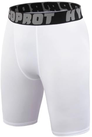 HYCOPROT Pantaloncini Compression da Ragazzi Intimo Sportivo Traspirante Pantaloni a Seccaggio Rapido Leggings Mutande per Bambini Pallacanestro Calcio
