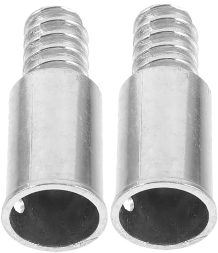 WRITWAA 2Pcs Threaded Handle Tips for Broom Mop American Style Connector Easy Install Suitable for Home Office Cleaning for Various Surfaces
