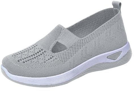 HOOUDO Scarpe Donna,Scarpe Comode Donna,Senza Lacci Morbida Sneakers da Ginnastica Traspirante Antiscivolo Leggere Sandali Comodi,Sandali Ortopedici