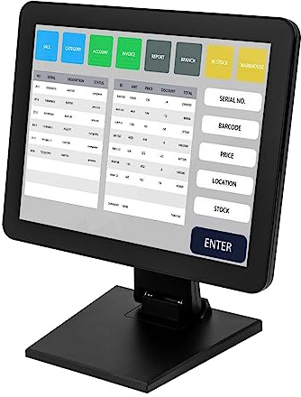 HarBin-Star - Touch Screen, 15 Pollici Touch Screen, HDMI/VGA/USB Interfaccia, per centri commerciali, hotel, ristoranti, piano di lavoro, montaggio a parete, bancone