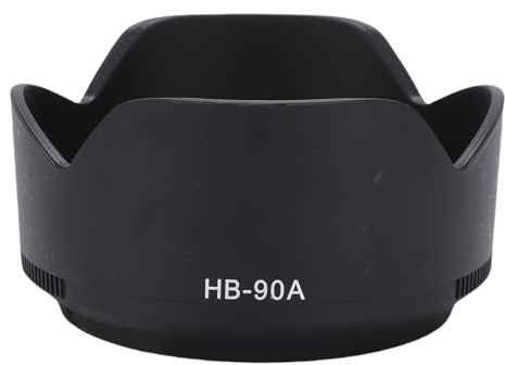 Yanmis Paraluce per Fotocamera, Paraluce Reversibile con Copriobiettivo da 62 Mm, Rivestimento Opaco Antiriflesso in ABS Adatto per DX da 50 a 250 Mm F/4,5 a 6,3 VR Nero