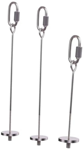 Soporte para Fruta y Verdura para Pájaros 3 Piezas de Acero Inoxidable