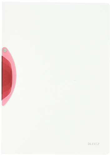 Leitz 41740025 Klemmmappe ColorClip Magic, A4, PP, 6er Packung, rot