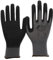 NITRAS Nylotex 3520 Nylon-Latexhandschuhe Arbeitshandschuhe 12 PAAR, Grau/Schwarz, 9/XL