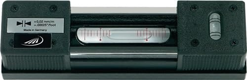 HELIOS-PREISSER 0550021 Maschinen-Richtwaage mit prismatischer Sohle, 160 mm