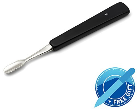 Hans Kniebes Nagelhautschieber | Unverzichtbares Pflegewerkzeug für perfekte Maniküre – echtes Horn & Stahl – Made in Germany