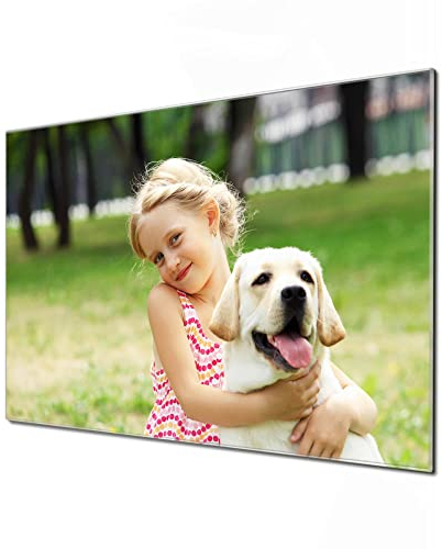 banjado Glas Magnettafel (75 x 50cm) - Magnetwand Glas - Magnetpinnwand als Memoboard - Pinnwand Magnettafel Küche, Büro, Kinderzimmer - Wunschmotiv