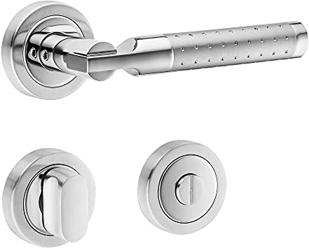 ck-tuerbeschlaege Hochwertige Bicolor Rosettengarnitur Blues 2 (WC/Bad)