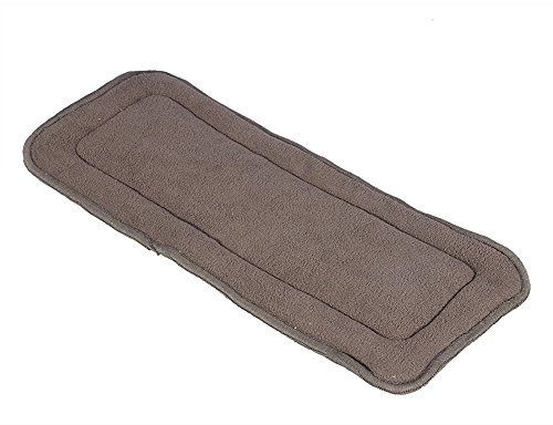 Sonew Erwachsenen Windel Bambuskohle Füllstoff, Waschbar 5 Schichten Bambus-Mikrofaser-Einlage Stoffwindel Liner Baby Matratze 2 Größen zur Verfügung(M)