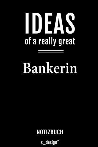 Notizbuch für Banker / Bankerin: Originelle Geschenk-Idee [120 Seiten gepunktet Punkte-Raster blanko Papier]
