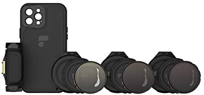 PolarPro - LiteChaser - iPhone 12 Pro MAX - Directors Kit - CPOL - Variabler ND-Filter - VND-Filter - Auslöser - Kompatibel mit Objektiven der Moment M-Serie - MagSafe