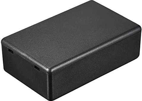 sourcing map 4 Stück Mini Staubdichte Anschlussdose 80x50x26mm ABS für Elektroprojekte Schwarz