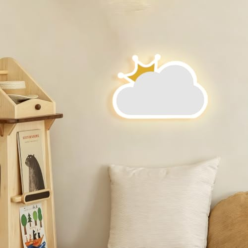 niuniaj Wandlampe Innen,14W 1550LM LED Wandleuchte Innen | Wandlampe Kinderzimmer 3000K/4000K/6000K Dreifarbig,220V Kinderzimmer Lampe Decke Babyzimmer Deckenlampe