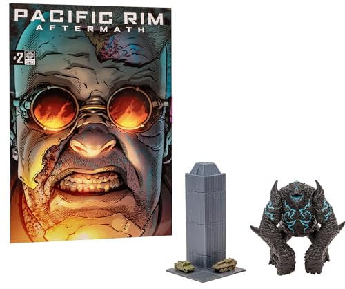 McFarlane - Pacific Rim - Leatherback (Kaiju) 4 Figura Playset & Comic