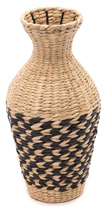 Stroh Vase CUADRO Natur Blumenvase