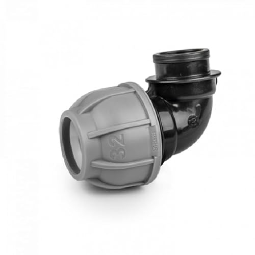 Winkel für PE-Rohre mit Innengewinde 50 mm - 6/4